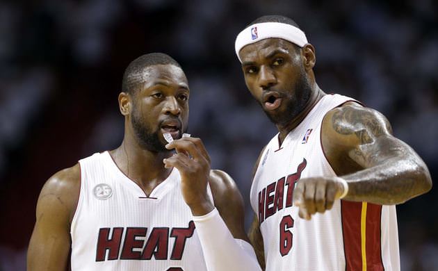 Dwayne Wade'den LeBron James'a büyük taş