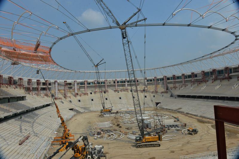 Arena'nın çatısı kapatılıyor
