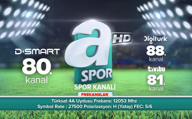 Türkiye’den ve dünyadan tüm spor olayları A Spor ekranında