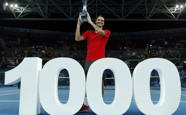 Federer 1000'ler kulübünde