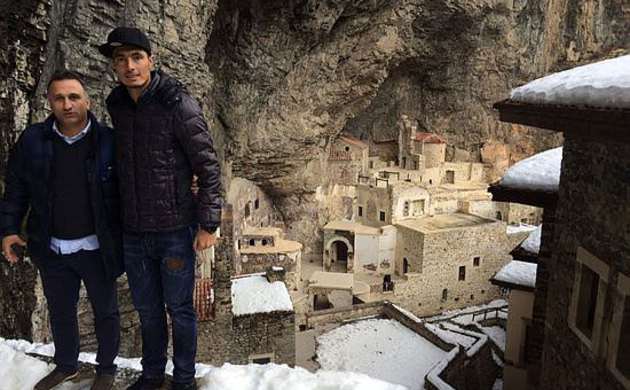 Cardozo, Sümela Manastırı'nı gezdi