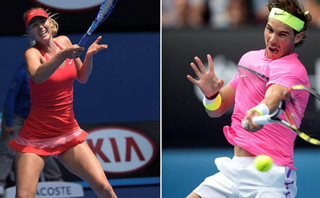 Sharapova ve Nadal çeyrek finalde