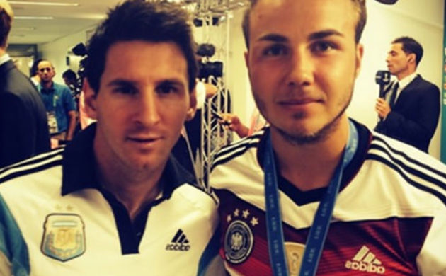 Götze'den messi'ye övgüler