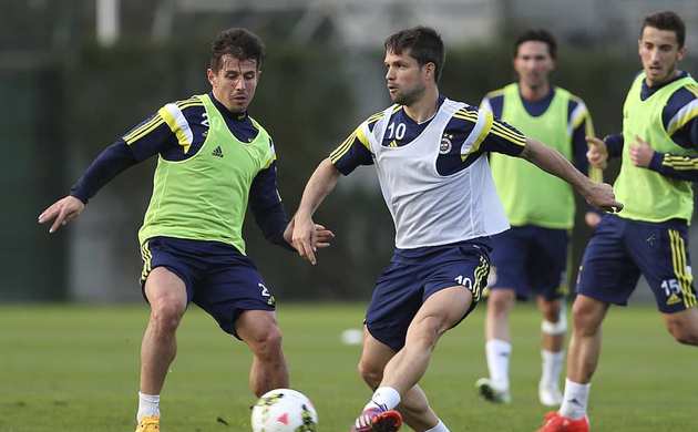 Diego ve Egemen antrenmanı yarıda bıraktı
