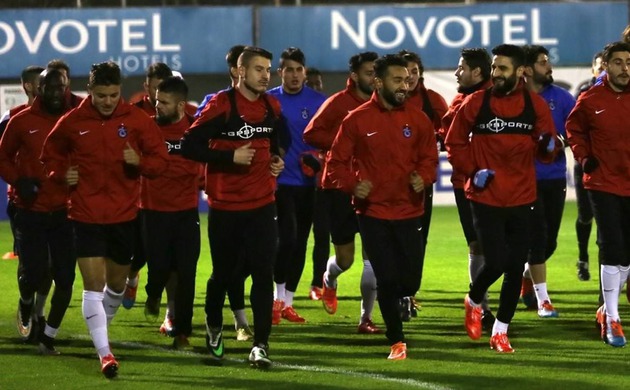 Trabzonspor, Galatasaray maçı hazırlıklarını sürdürdü