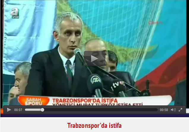 Trabzonspor'da mektuplu istifa!