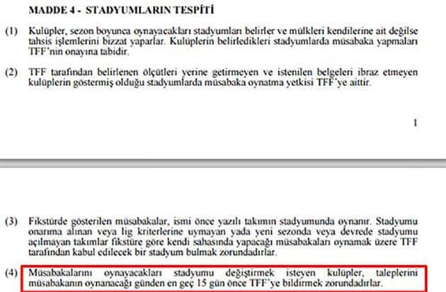 Galatasaray'a TFF şoku!