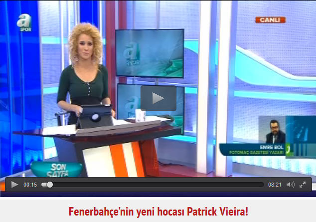 Yeni patron Vieira