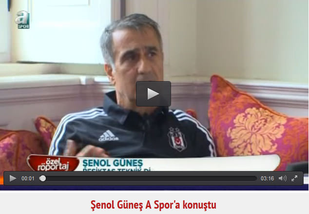 Şenol Güneş: Heyecanlıyım, hırslıyım