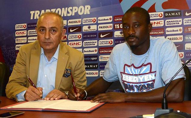 Trabzonspor'da N'Doye imzayı attı