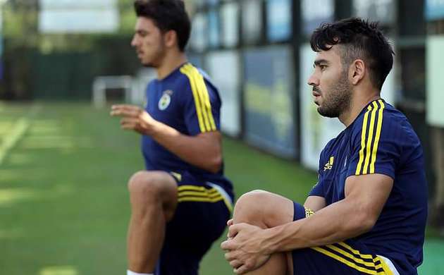 Volkan Şen, Fenerbahçe'de ilk antrenmanına çıktı