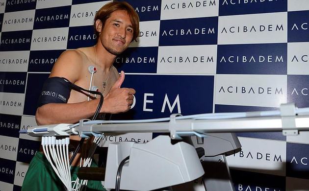 Bursaspor'un yeni transferi Hosogai, sağlık kontrolünden geçti