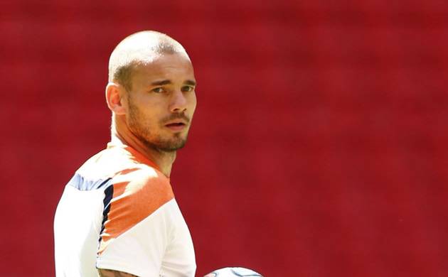 Yenilgi sonrası Sneijder çıldırdı