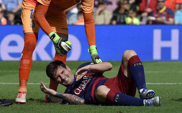 Messi sakatlandı, Barça kazandı