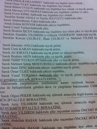 'Futbolda şike' davasında Aziz Yıldırım'ın beraati istendi - 1