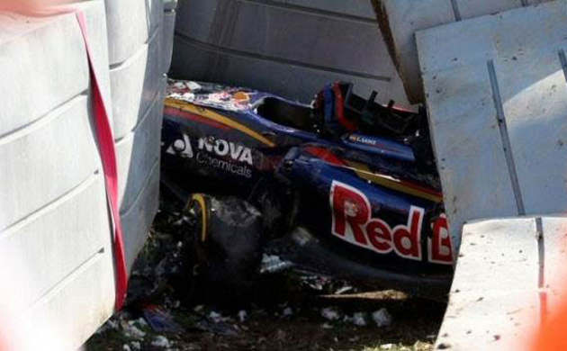 Formula 1'de feci kaza