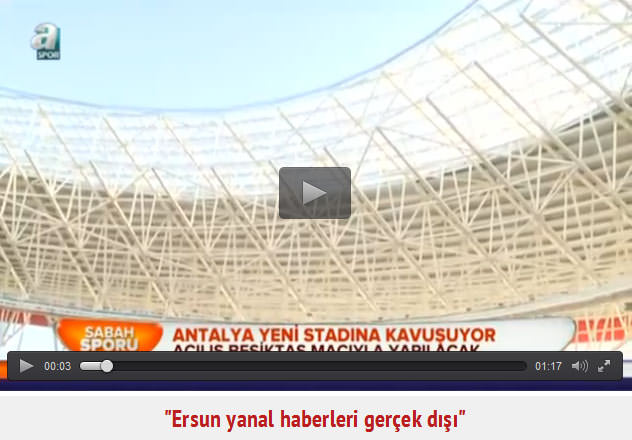 "Ersun Yanal haberleri gerçek dışı"
