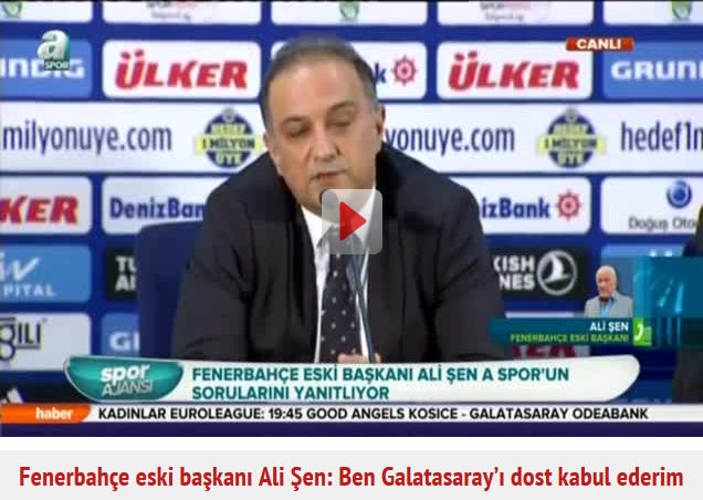 Ben Galatasaray’ı dost kabul ederim