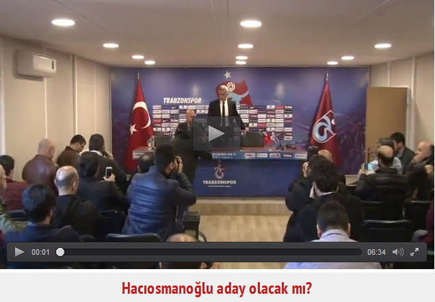 Hacıosmanoğlu'ndan adaylık açıklaması