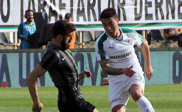 Bursaspor deplasmandan puansız döndü