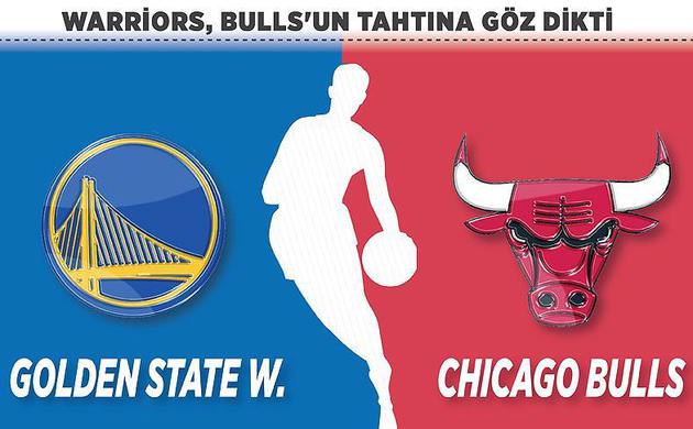 Warriors Bulls'un tahtına göz dikti