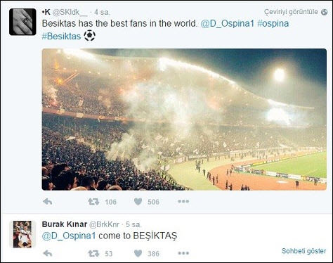 Ospina'dan Beşiktaş'a yeşil ışık!