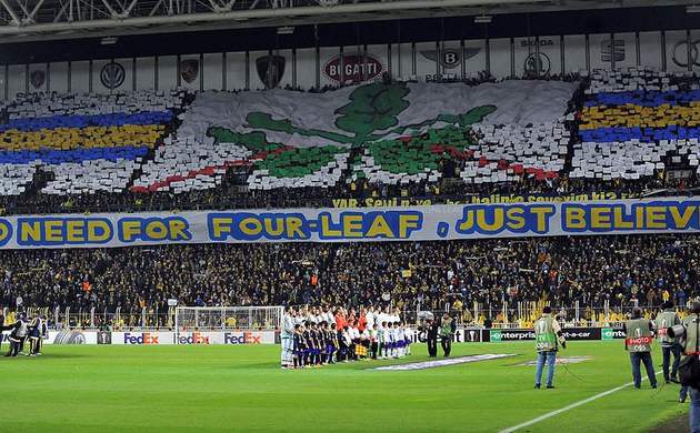 Fenerbahçe taraftarından Celtic'e gönderme