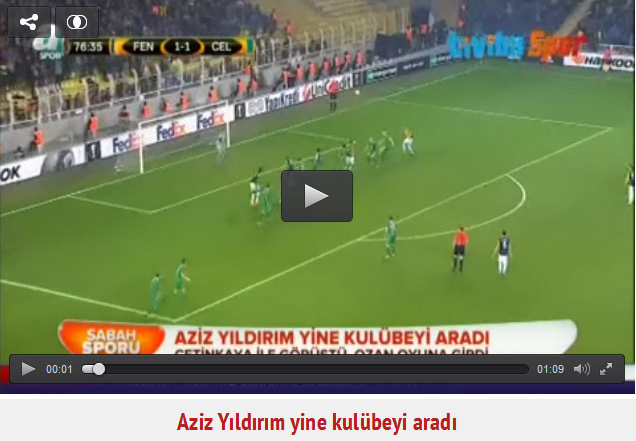 Aziz Yıldırım yine kulübeyi aradı
