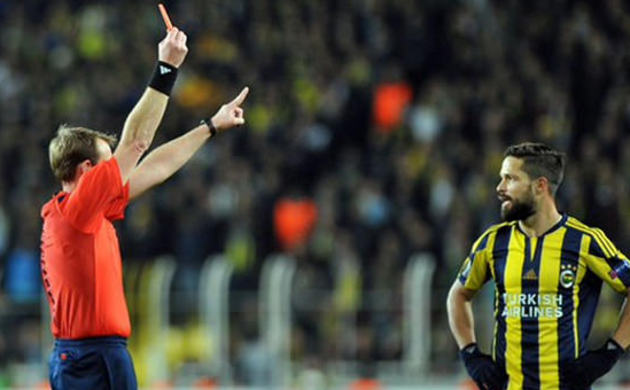 Diego üç maç ceza aldı