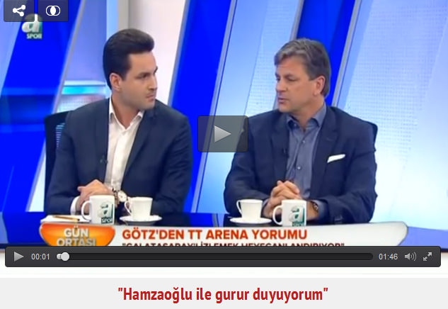 "Hamzaoğlu ile gurur duyuyorum"