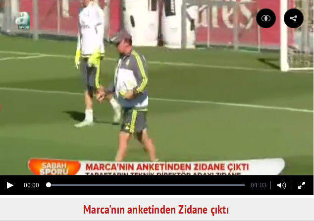 Real Madrid taraftarı Zidane dedi - 2