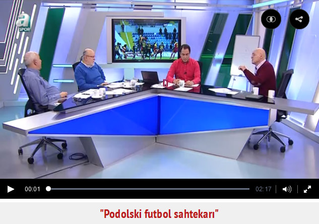 "Podolski futbol sahtekarı"