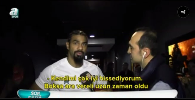 David Haye A Spor’a konuştu: ‘Şampiyonluk kemeri yeniden benim olacak' - 1
