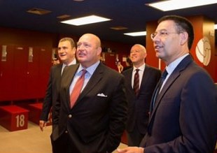 Barcelona Başkanı'ndan taziye