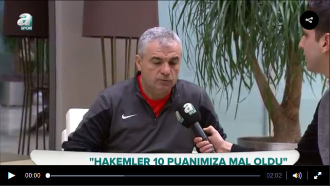 Rıza Çalımbay: Hakemler 10 puanımıza mal oldu - 1