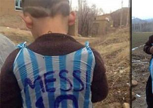 'Afgan çocuk', Messi'yle buluşacak