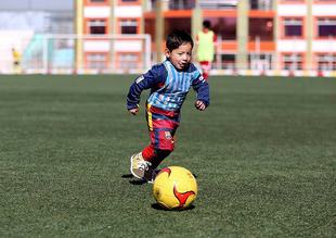 Messi hayranı Murtaza gün sayıyor