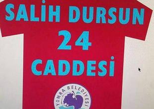 Adı resmen bir caddeye verildi