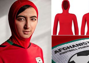 Afganistan, dünyanın ilk başörtülü formasını tanıttı