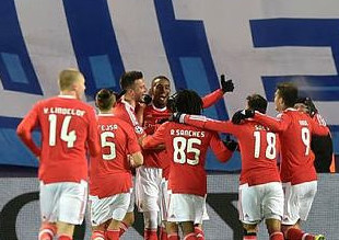 Benfica, çeyrek finalde