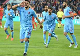 Trabzonspor 61'de avladı