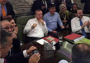 ABD uçağında milli heyecan
