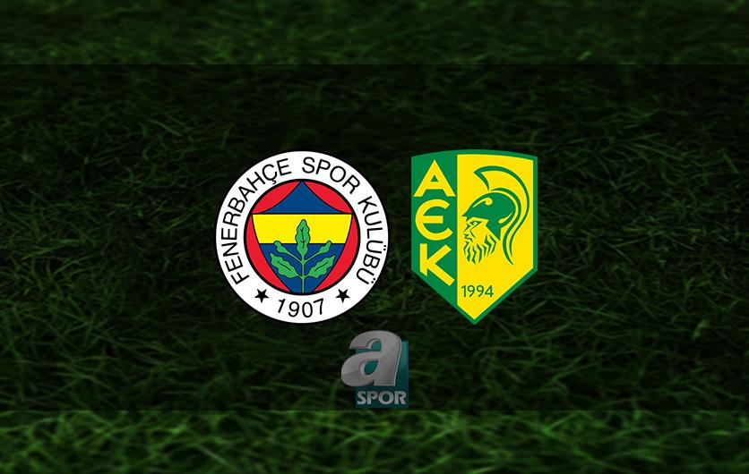 aSpor: Fenerbahçe - AEK Larnaca maçı hangi kanalda? Fenerbahçe UEFA Avrupa Ligi maçı saat kaçta