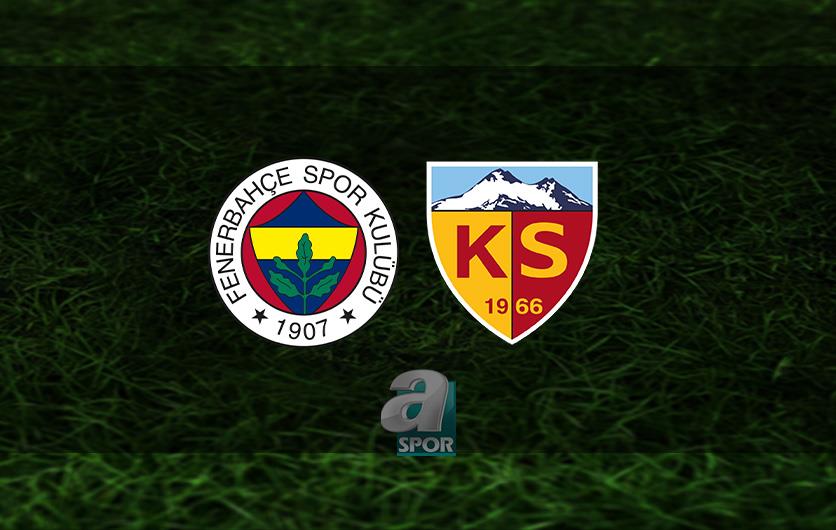 aSpor: Fenerbahçe - Kayserispor canlı maç hangi kanalda? FB maçı saat kaçta oynanacak? A Spor canlı izle