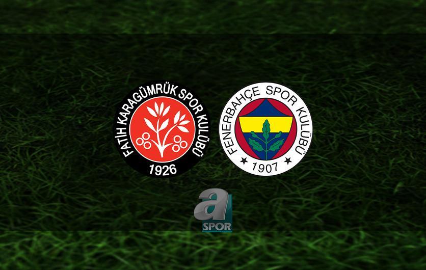 aSpor: Fatih Karagümrük Fenerbahçe maçı canlı izle! 📺 | Fatih Karagümrük - Fenerbahçe maçı saat kaçta ve hangi kanalda? FB maçı