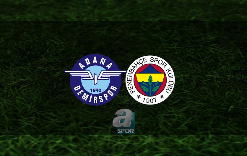 aSpor: Yukatel Adana Demirspor - Fenerbahçe CANLI İZLE (Adana Demirspor - Fenerbahçe maçı canlı anlatım)