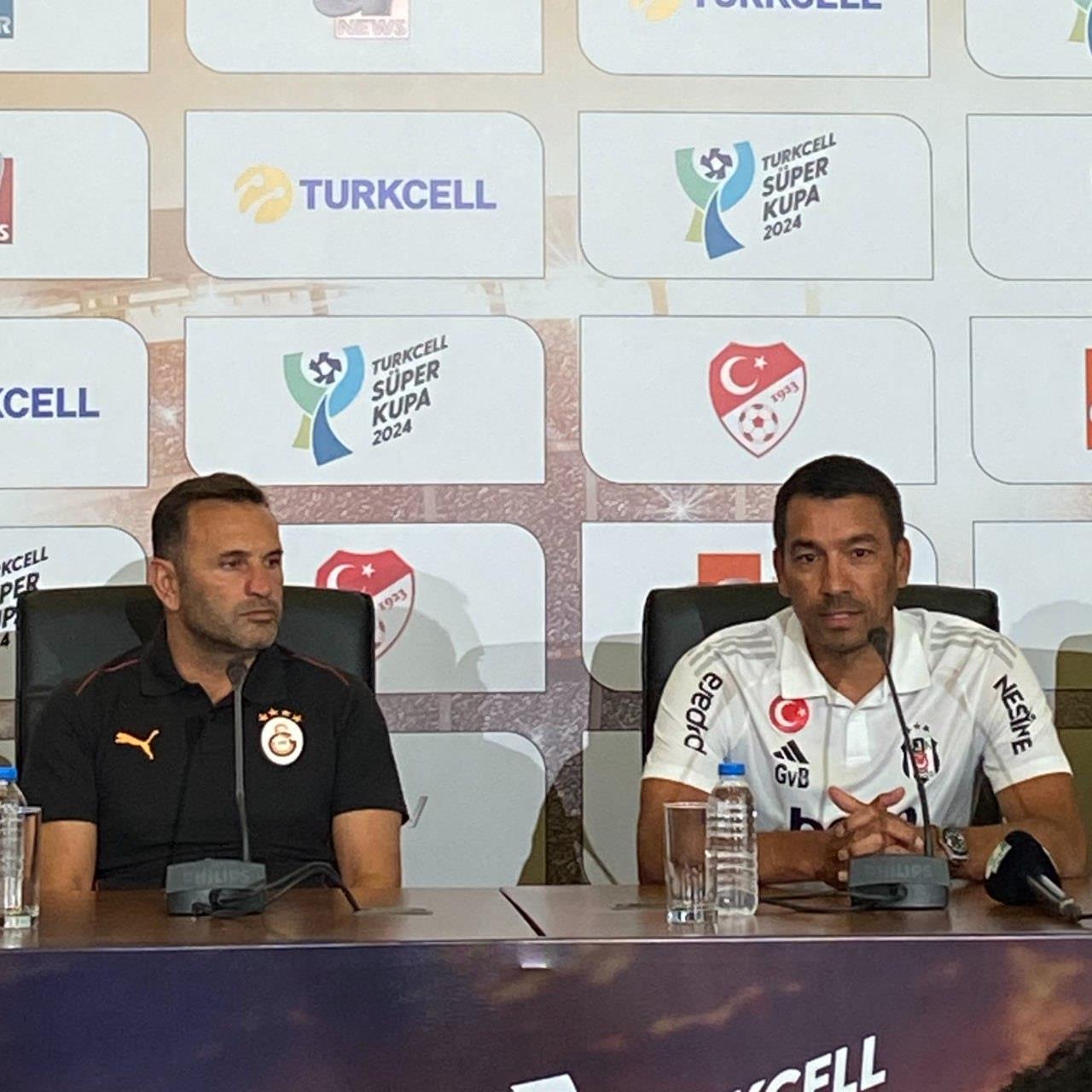 aSpor: Giovanni van Bronckhorst ve Okan Buruk'tan Süper Kupa sözleri