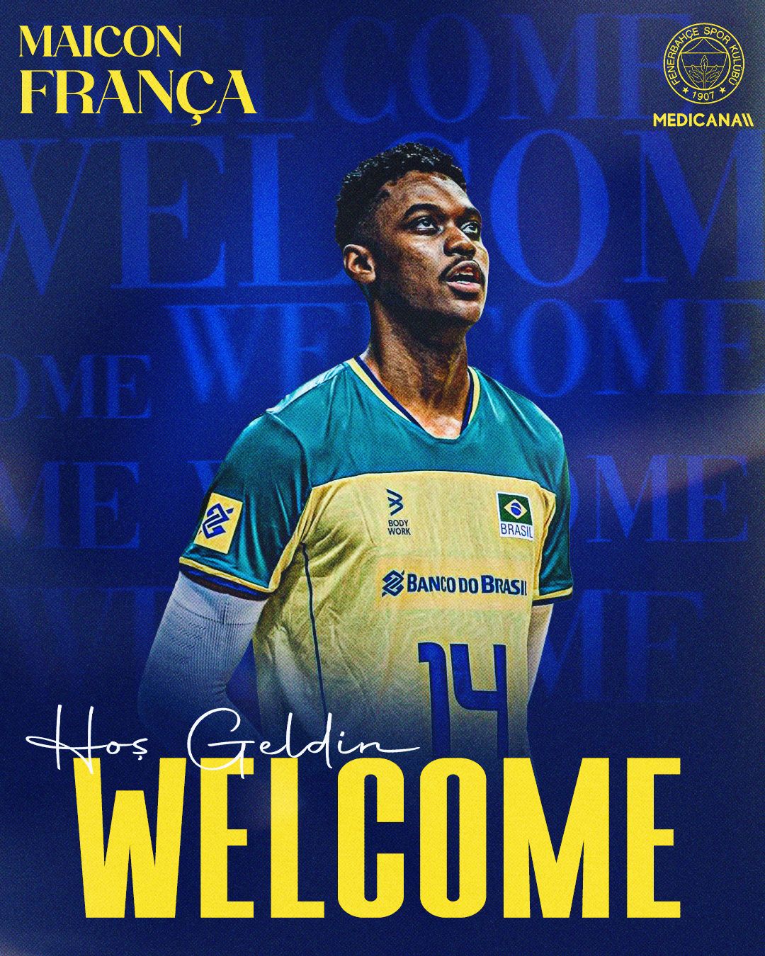 aSpor: Maicon França Fenerbahçe Medicana'da