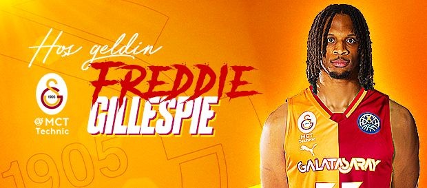 aSpor: Galatasaray MCT Technic Basketbol Takımı, Freddie Gillespie'yi kadrosuna kattı