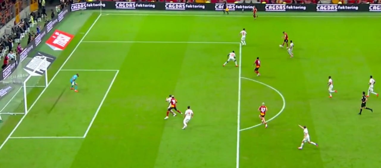 Gole ofsayt engeli! İşte Galatasaray-Göztepe maçındaki pozisyon - 1